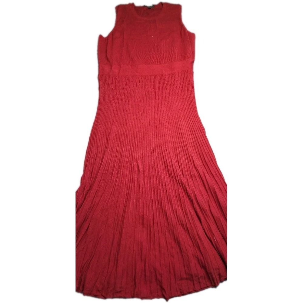Banana Republic Women Dress Red Long Size XL Sleeveless